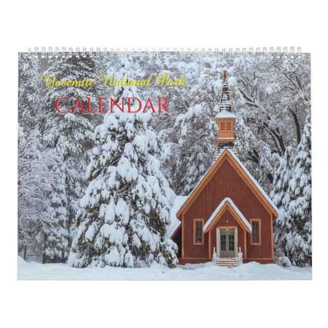 Yosemite National Park Landscapes Calendar (Cover)
