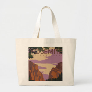 Yosemite national park large tote bag