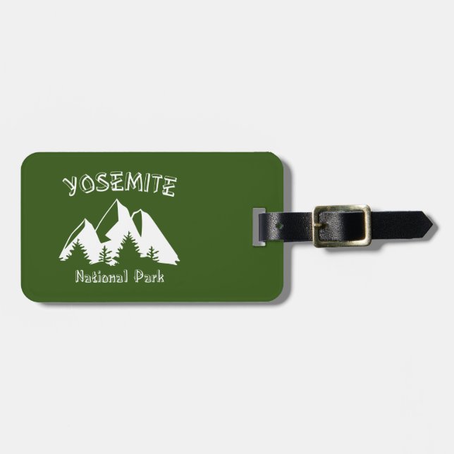Yosemite National Park Luggage Tag (Front Horizontal)