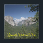 Yosemite National Park Magnet<br><div class="desc">refrigerator magnet of Yosemite Valley</div>