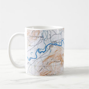  Yosemite National Park Map Postcard Mug