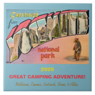 Yosemite National Park Memory Tile