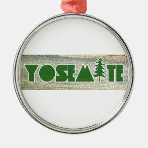 Yosemite National Park Metal Tree Decoration