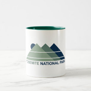 Yosemite National Park Mountain Sun Two-Tone Coffee Mug