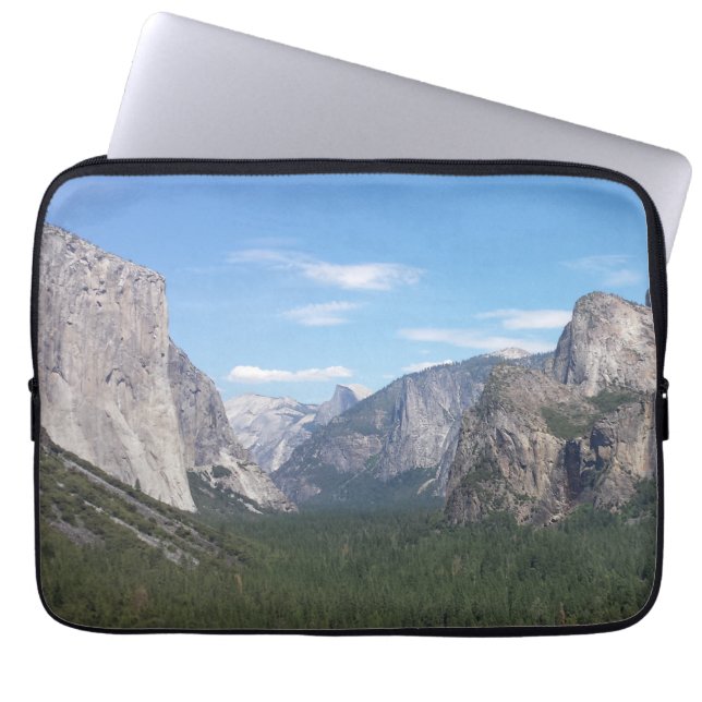 Yosemite National Park Mountain Valley Scenic Laptop Sleeve (Front)