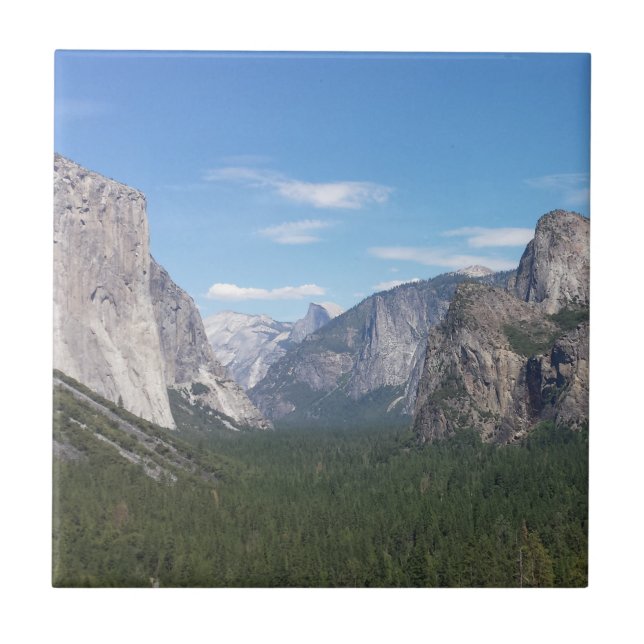 Yosemite National Park Mountain Valley Scenic Tile (Front)
