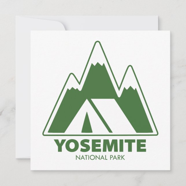 Yosemite National Park Mountains Camping (Front)