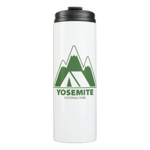 Yosemite National Park Mountains Camping Thermal Tumbler