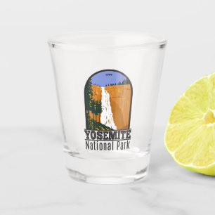 Yosemite National Park Nevada Falls California Shot Glass