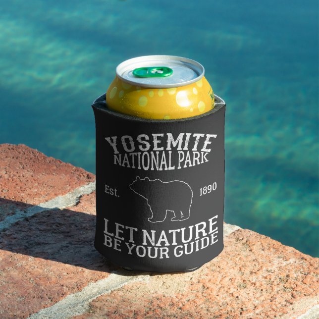 Yosemite national park outdoor black can cooler (In Situ Pool)