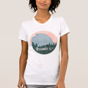 Yosemite National Park Pink Half Dome T-Shirt
