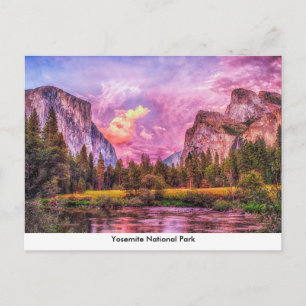 Yosemite National Park Post Card