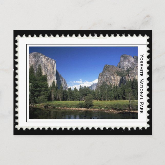 Yosemite National Park Postcard (Front)