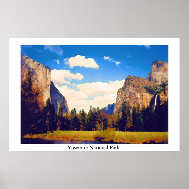 Yosemite National Park Poster (Front)