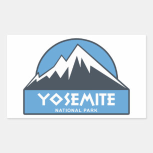 Yosemite National Park Rectangular Sticker