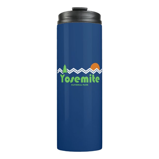 Yosemite National Park Retro Thermal Tumbler (Front)