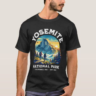 Yosemite National Park Retro Vintage Graphic Men W T-Shirt