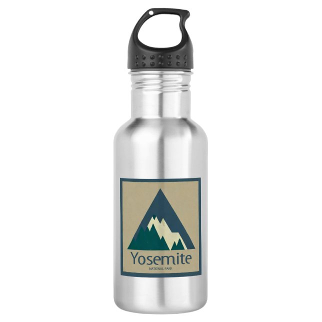 Yosemite National Park Rustic 532 Ml Water Bottle (Front)