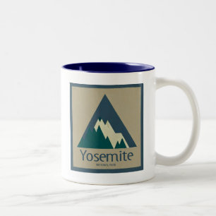 Yosemite National Park Rustic Two-Tone Coffee Mug