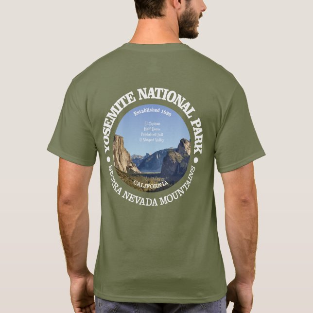 Yosemite National Park T-Shirt (Back)