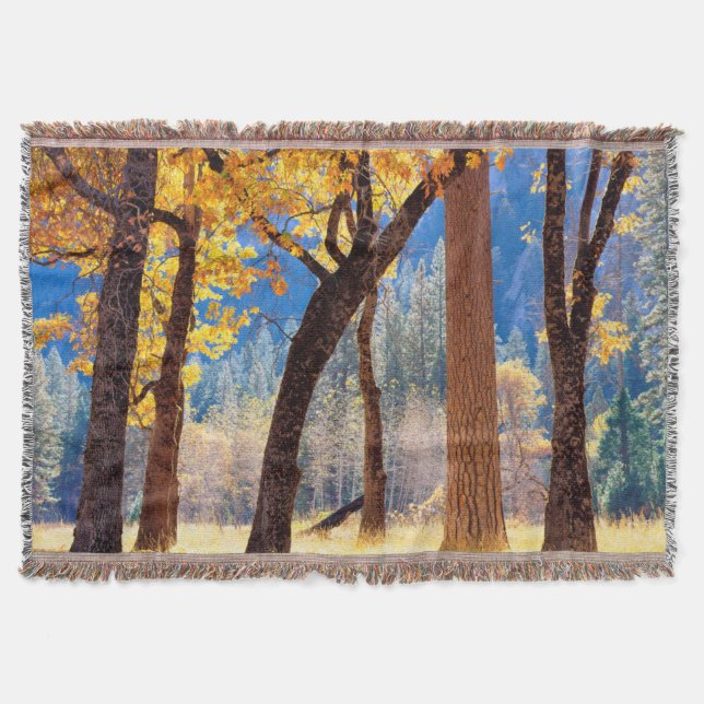 Yosemite National Park Throw Blanket (Front)