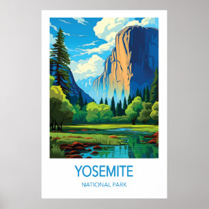 Yosemite National Park Travel Poster