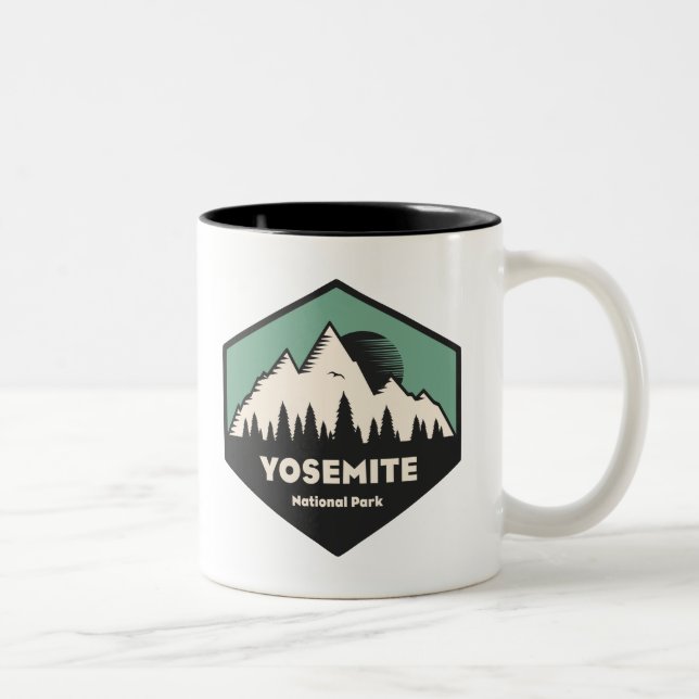 Yosemite National Park Two-Tone Coffee Mug (Right)
