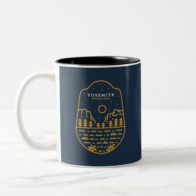 Yosemite National Park Two-Tone Coffee Mug (Left)