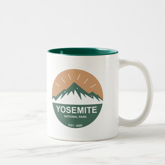 Yosemite National Park Two-Tone Coffee Mug (Right)