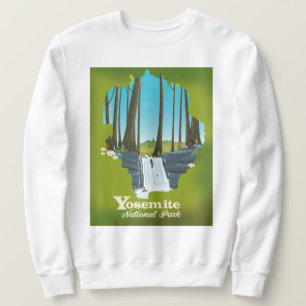 Yosemite National Park vacation poster. Sweatshirt
