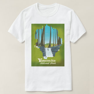 Yosemite National Park vacation poster. T-Shirt
