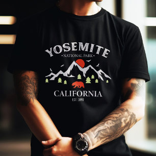 Yosemite National Park Vintage Mountain Souvenirs T-Shirt
