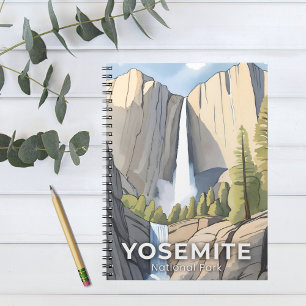 Yosemite National Park   Watercolor Travel Notebook