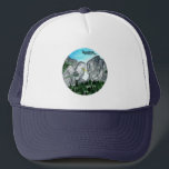 Yosemite National Park Watercolor Trucker Hat<br><div class="desc">Check out this awesome watercolor illustration of Yosemite Falls at Yosemite National Park and get ready for some adventures! Check out my shop for more designs too!</div>