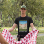 Yosemite National Park Waterfall Distressed Retro  T-Shirt<br><div class="desc">Yosemite vector artwork design. The park is famed for its giant,  ancient sequoia trees,  and for Tunnel View,  the iconic vista of towering Bridalveil Fall and the granite cliffs of El Capitan and Half Dome.</div>