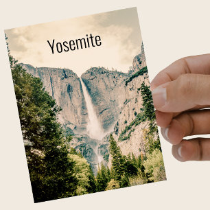 Yosemite National Park Waterfall Postcard