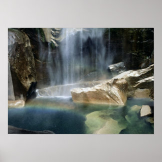 Yosemite National Park Waterfall Poster