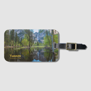 Yosemite National Park Waterfalls Luggage Tag