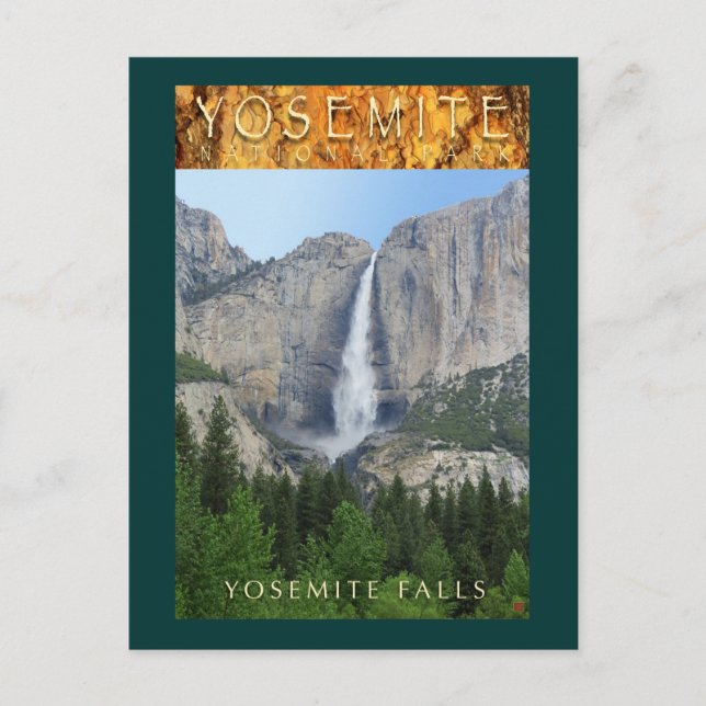 YOSEMITE NAT'L PARK-California-Yosemite Falls- Postcard (Front)