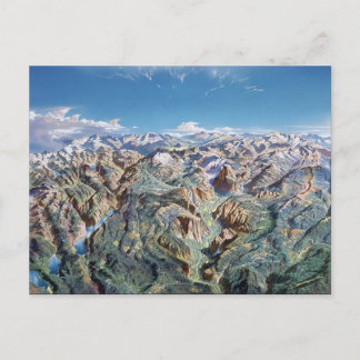 Yosemite Panorama Postcard