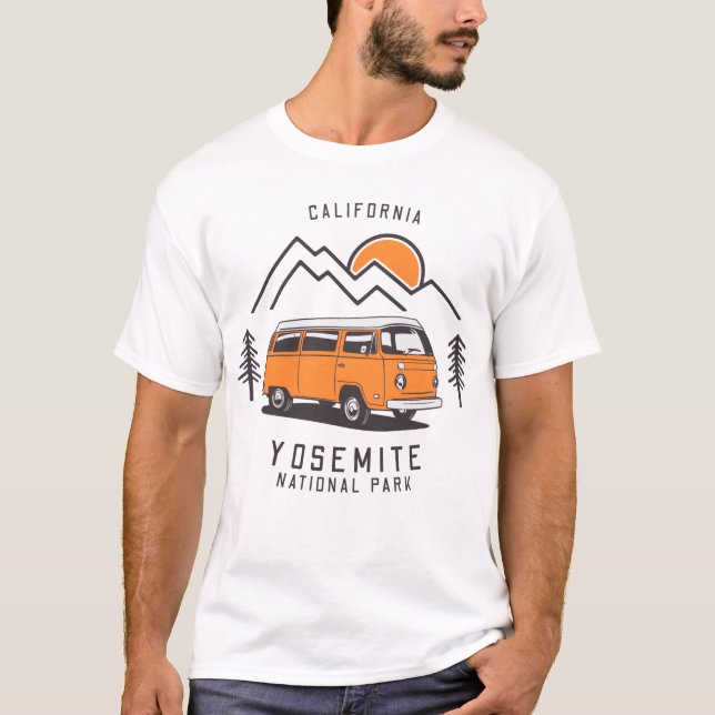 Yosemite Park Road Trip T-Shirt (Front)