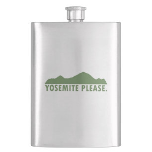 Yosemite Please Hip Flask