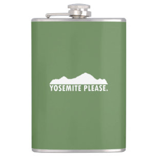 Yosemite Please Hip Flask