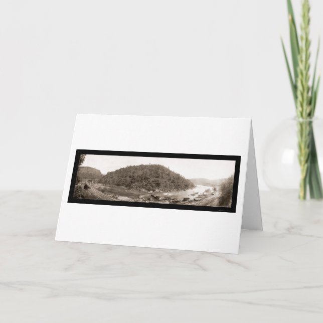 Yosemite Railroad Photo 1907 Card (Front)