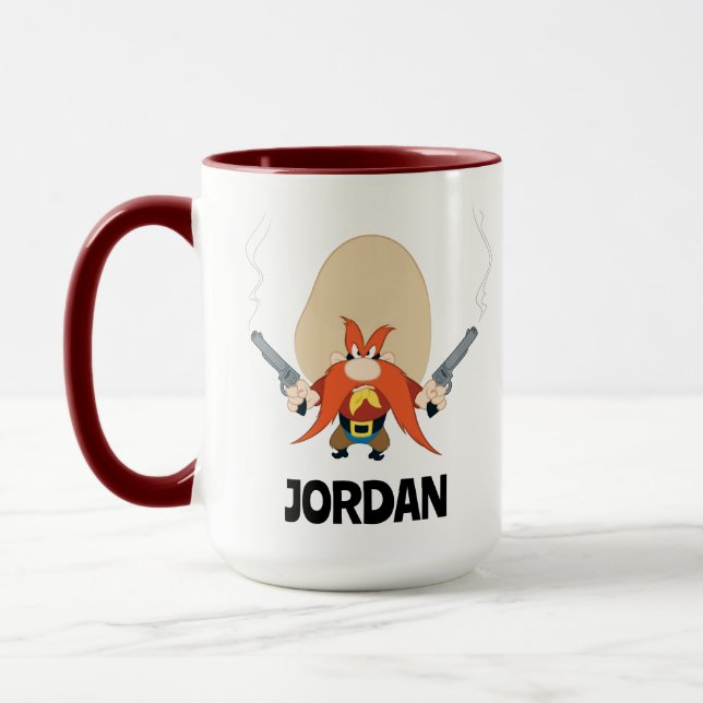 Yosemite Sam Back Off | Add Your Name Mug (Left)