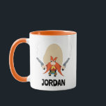 Yosemite Sam Back Off | Add Your Name Mug<br><div class="desc">Yosemite Sam Character Art</div>