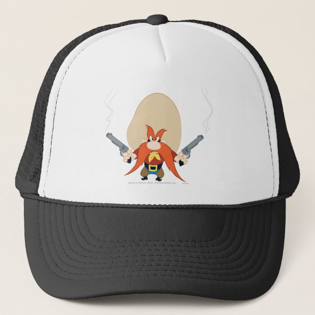 Yosemite Sam Back Off Trucker Hat (Front)