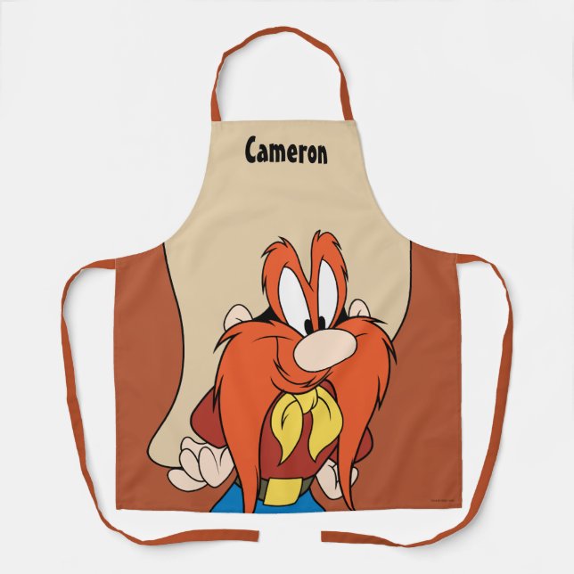 Yosemite Sam Hands on Hips Apron (Front)
