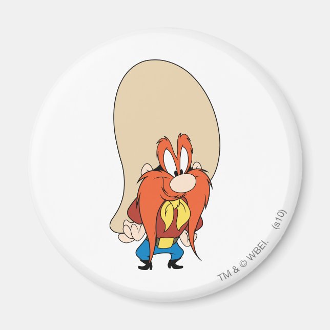 Yosemite Sam Hands on Hips Magnet (Front)