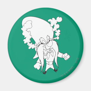 Yosemite Sam Steaming Mad Magnet